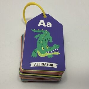 Mudpuppy Wildlife ABCs Animal Alphabet Ring Flash Cards Marijke Buurlage 26 CT